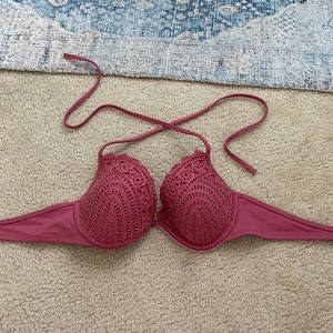 crotchet target swim top
